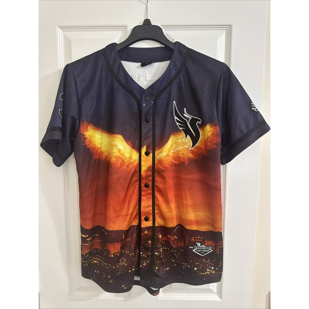 Illenium Trilogy Las Vegas 2021 Embroidered Baseball Jersey Large EUC EDM